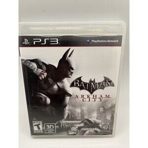 Batman: Arkham City ( PS3 , Sony PlayStation 3 ) CIB Complete w/ Manual TESTED